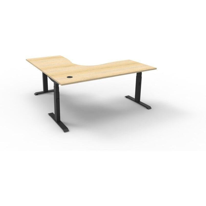 BOOST Plus + Electric Height Adjustable Corner Workstation