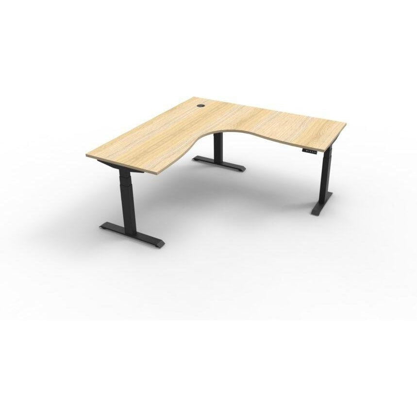 BOOST Plus + Electric Height Adjustable Corner Workstation