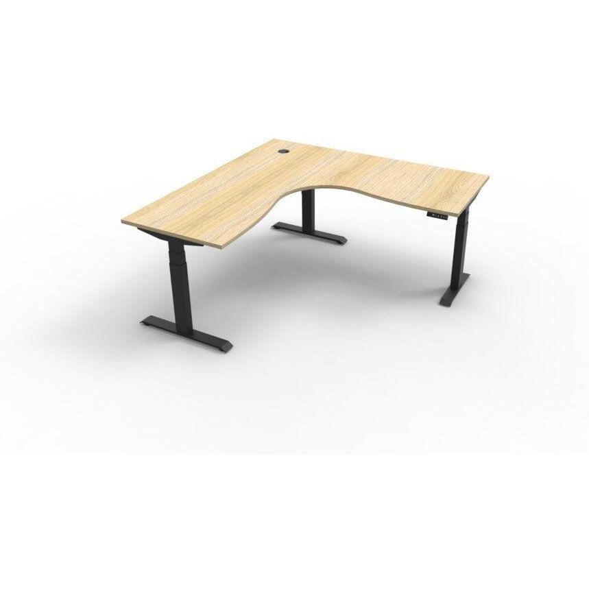 BOOST Plus + Electric Height Adjustable Corner Workstation