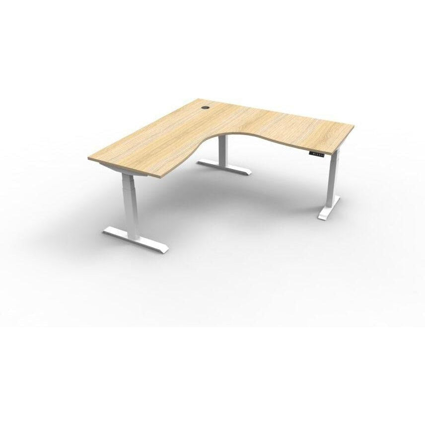 BOOST Plus + Electric Height Adjustable Corner Workstation