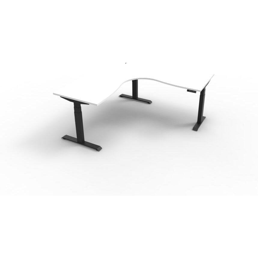 BOOST Plus + Electric Height Adjustable Corner Workstation