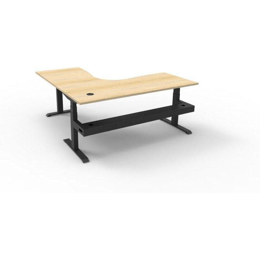 BOOST Plus + Electric Height Adjustable Corner Workstation