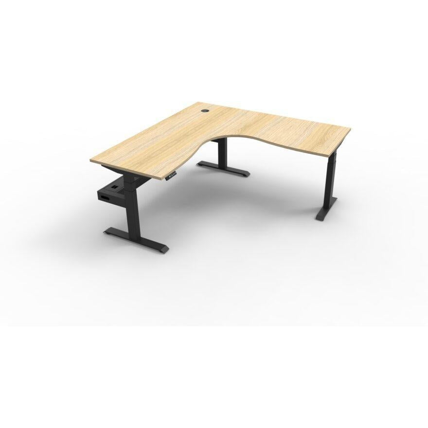 BOOST Plus + Electric Height Adjustable Corner Workstation