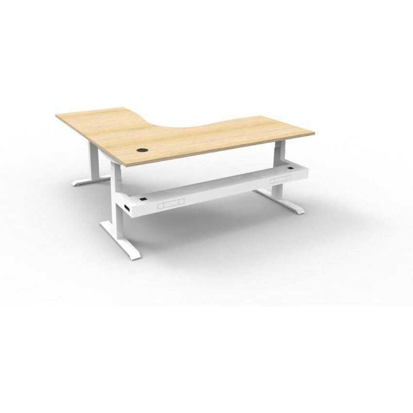 BOOST Plus + Electric Height Adjustable Corner Workstation