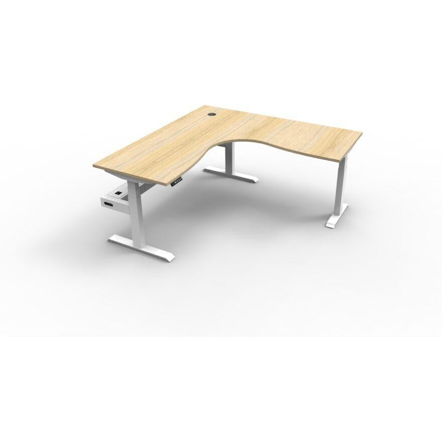 BOOST Plus + Electric Height Adjustable Corner Workstation