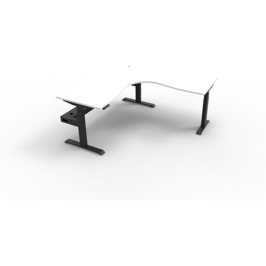 BOOST Plus + Electric Height Adjustable Corner Workstation