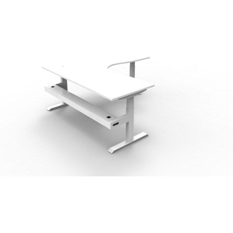 BOOST Plus + Electric Height Adjustable Corner Workstation