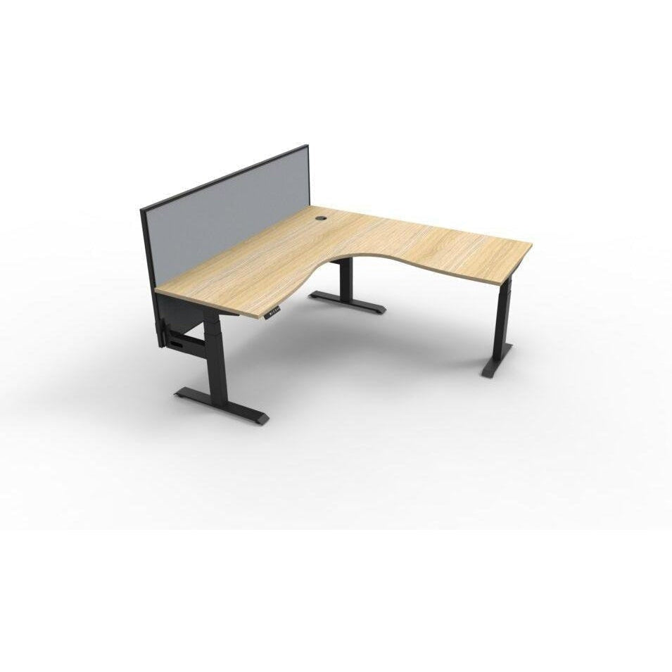 BOOST Plus + Electric Height Adjustable Corner Workstation