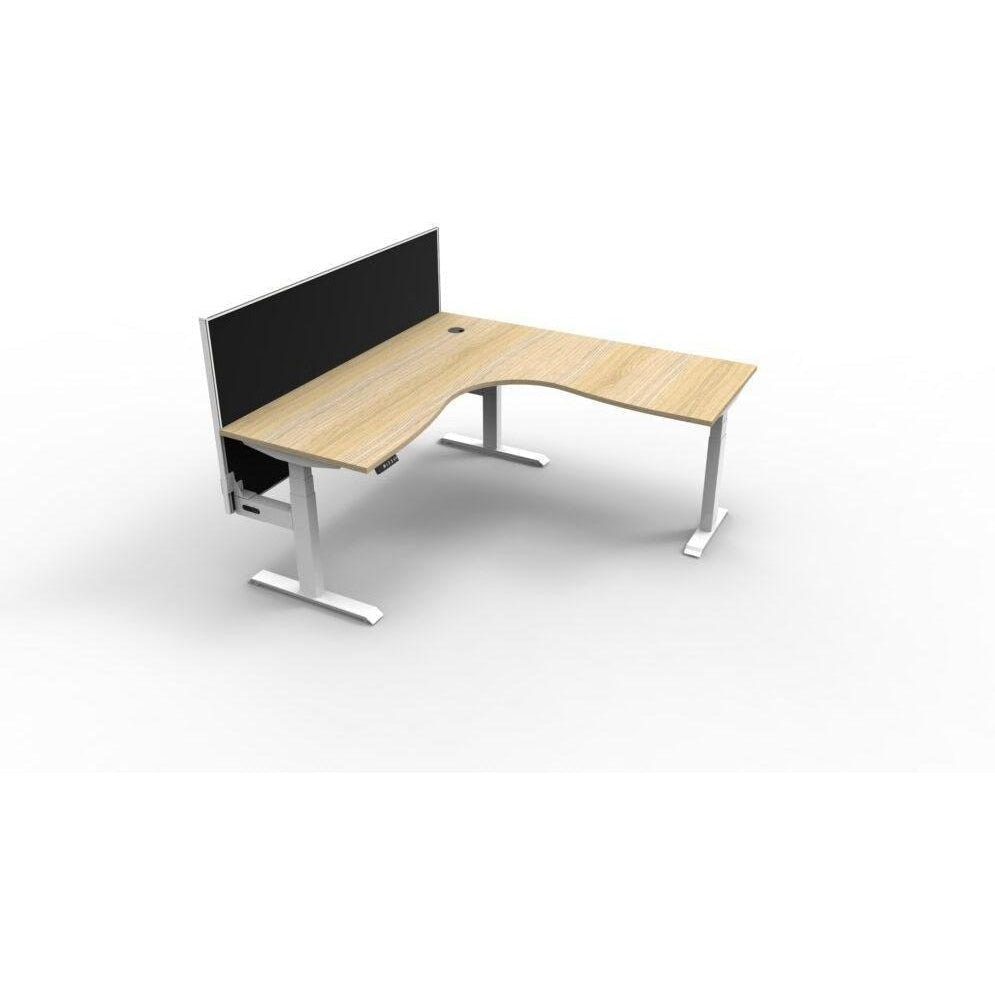BOOST Plus + Electric Height Adjustable Corner Workstation