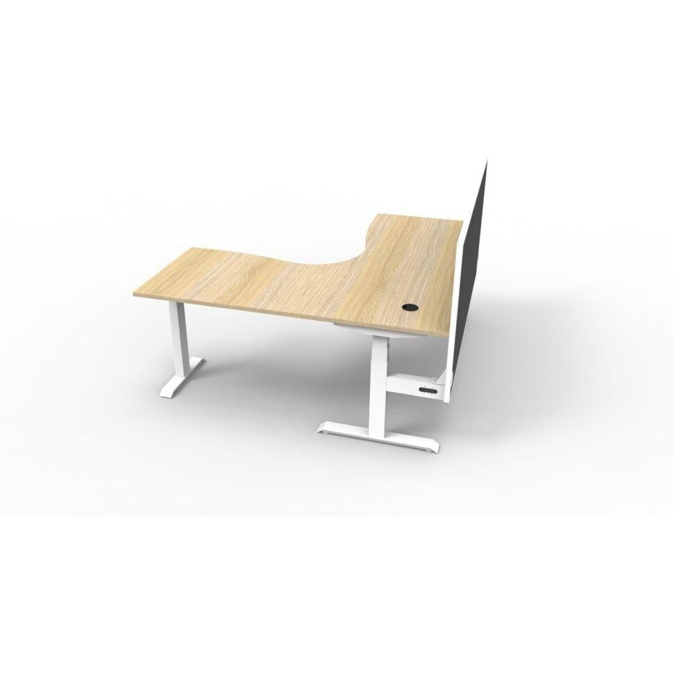 BOOST Plus + Electric Height Adjustable Corner Workstation