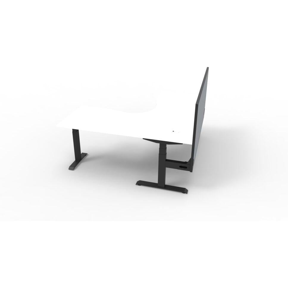 BOOST Plus + Electric Height Adjustable Corner Workstation