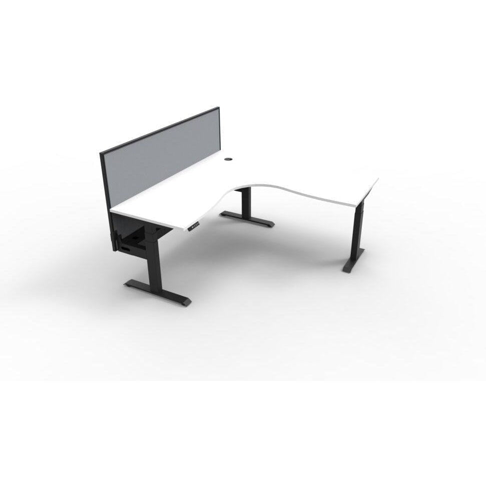 BOOST Plus + Electric Height Adjustable Corner Workstation