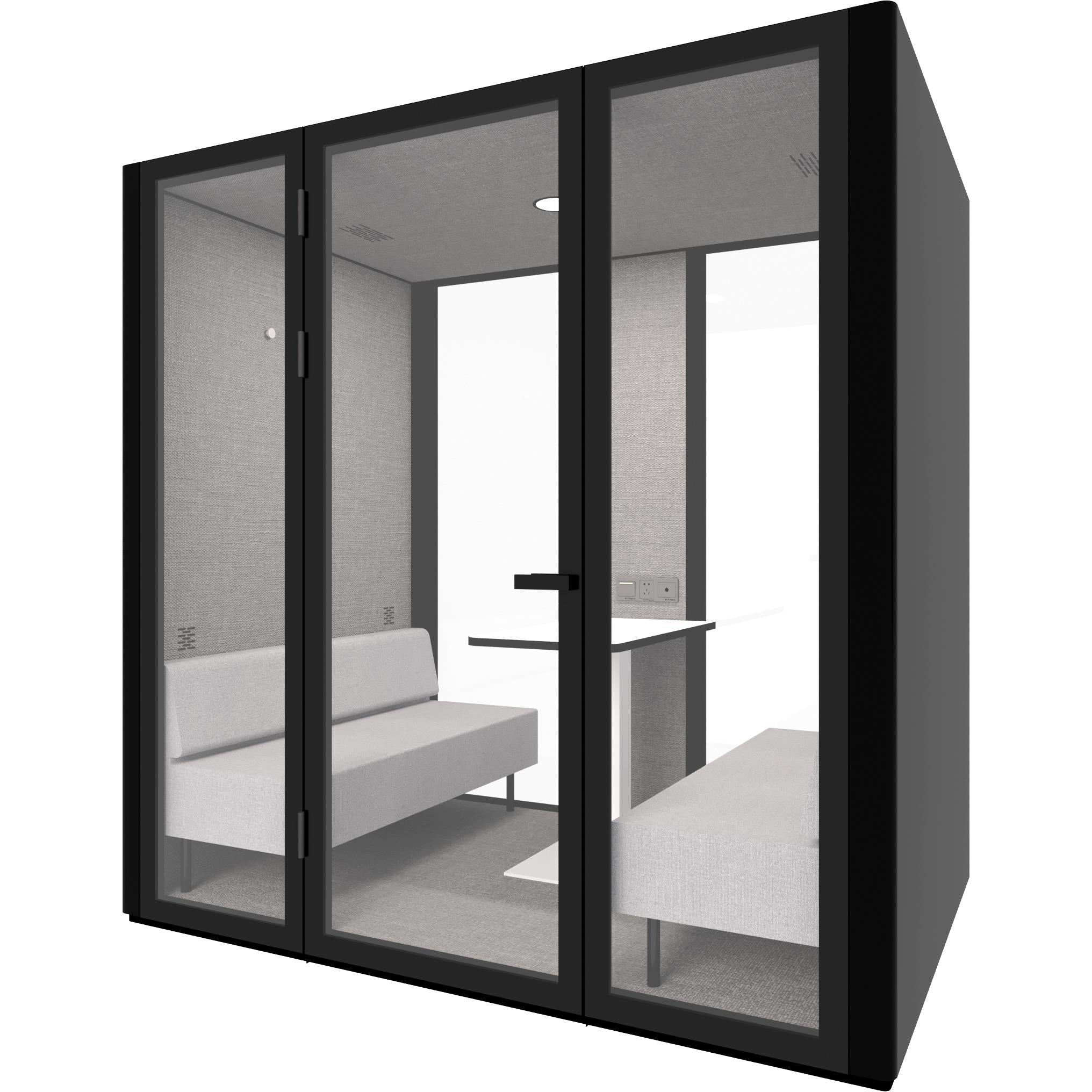 Phone Booth - B.Quiet™️ 2-4 Person Acoustic Meeting Pod - Express