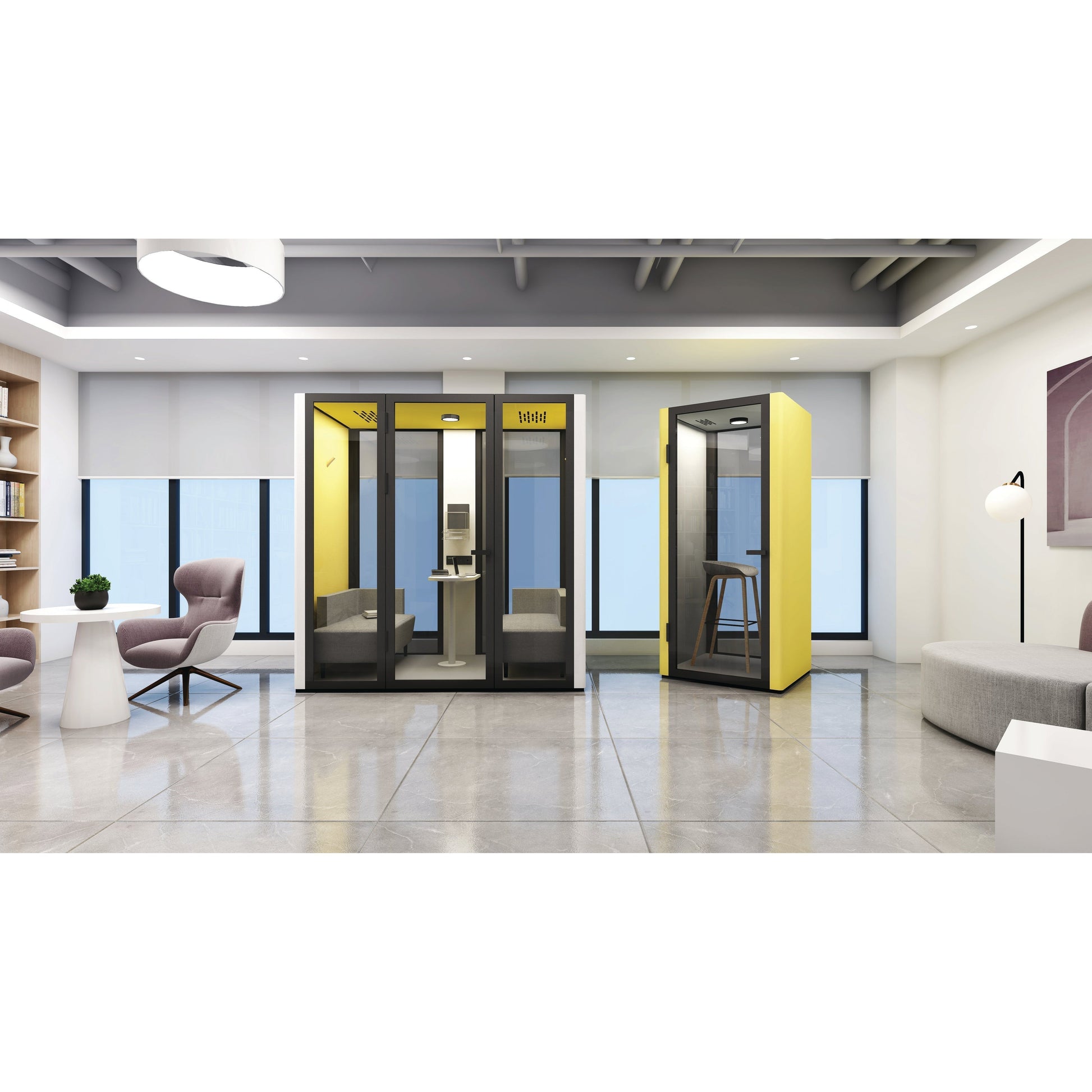 Phone Booth - B.Quiet™️ 4-6 Person Acoustic Meeting Pod - Custom