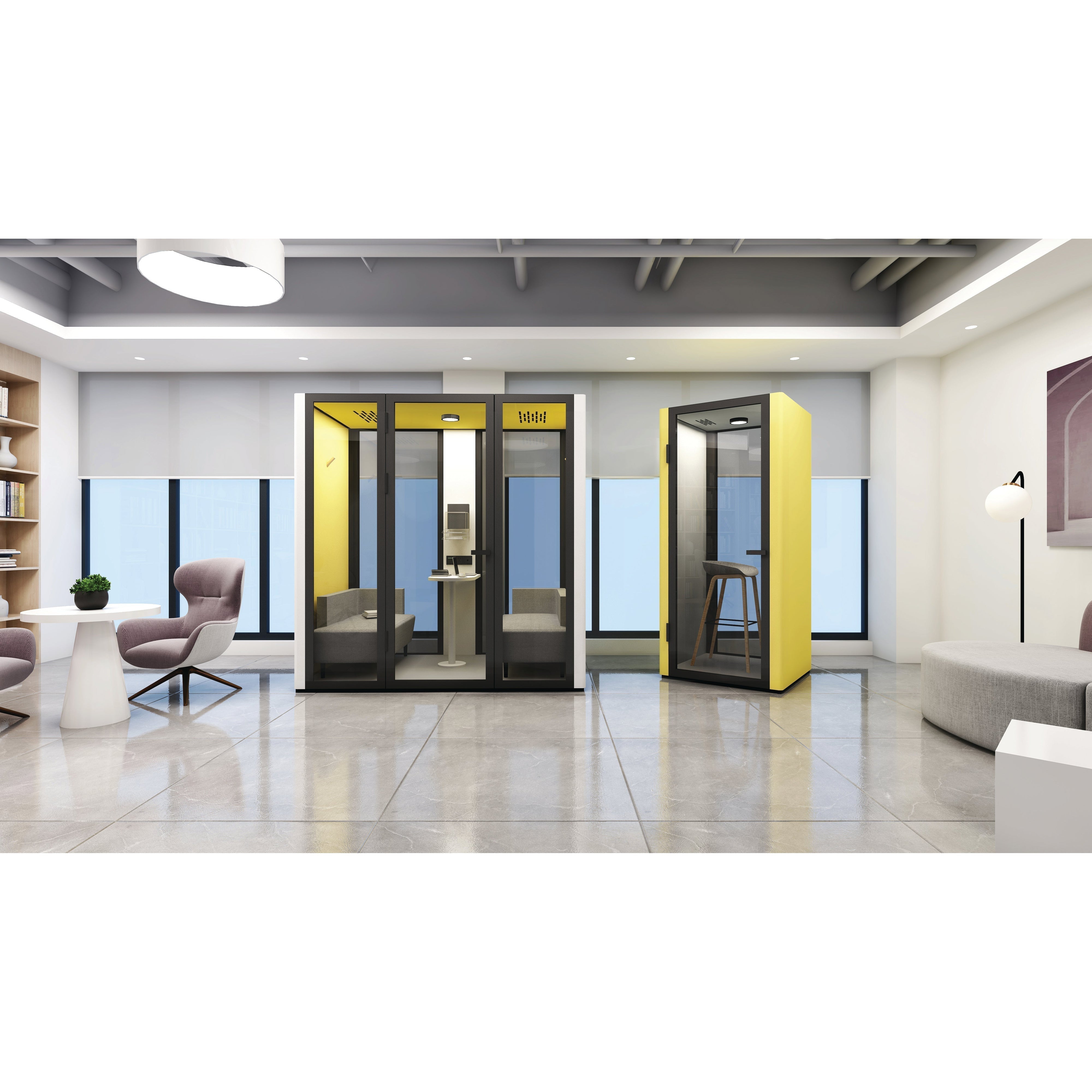 Phone Booth - B.Quiet™️ 4-6 Person Acoustic Meeting Pod - Custom