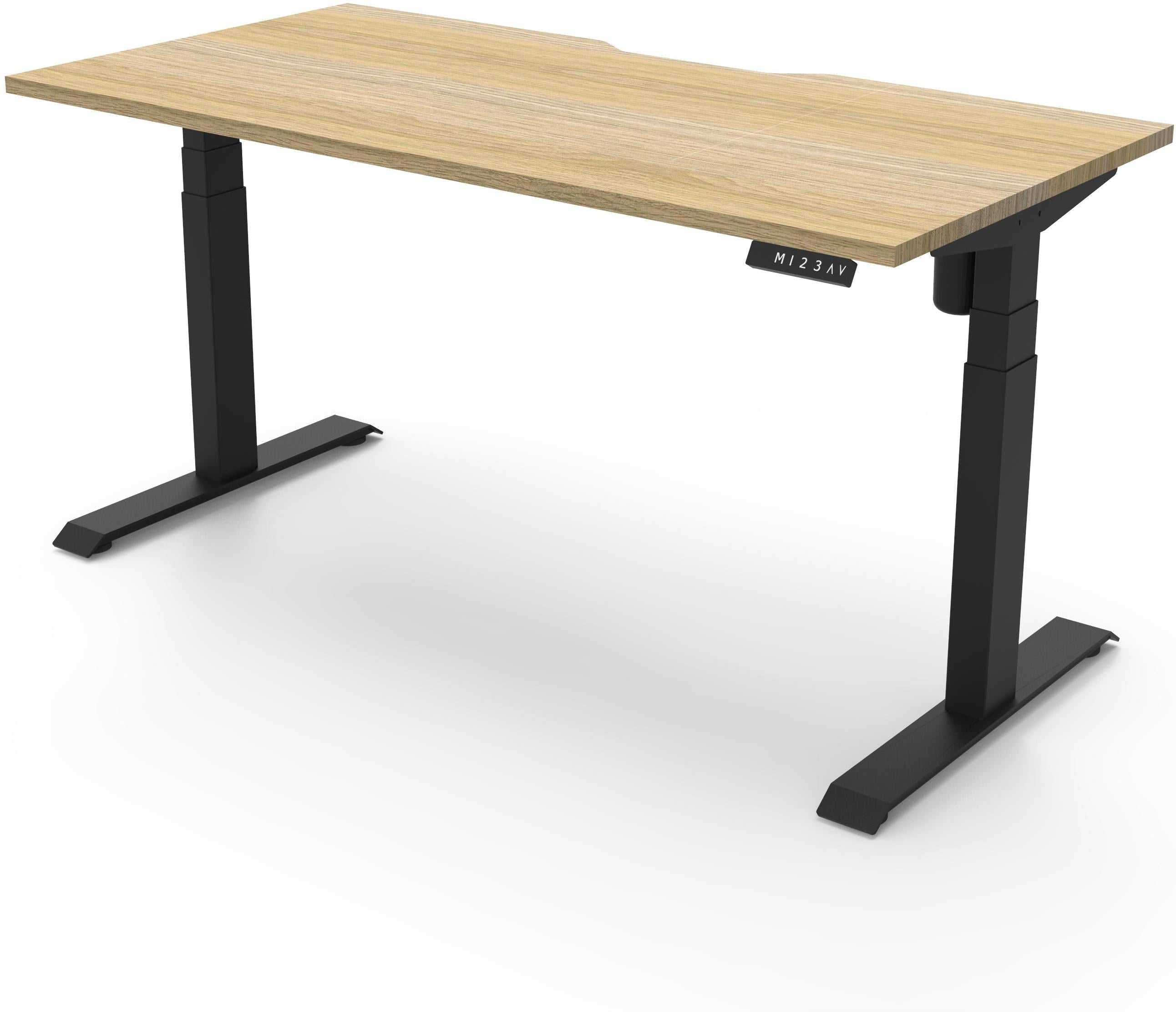 Boost Light Electric Height Adjustable Single Sided Workstation