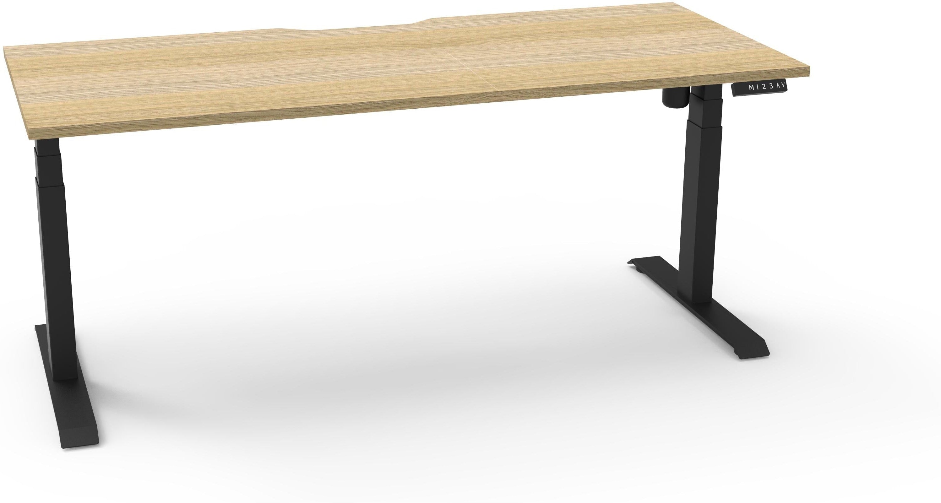 Boost Light Electric Height Adjustable Single Sided Workstation