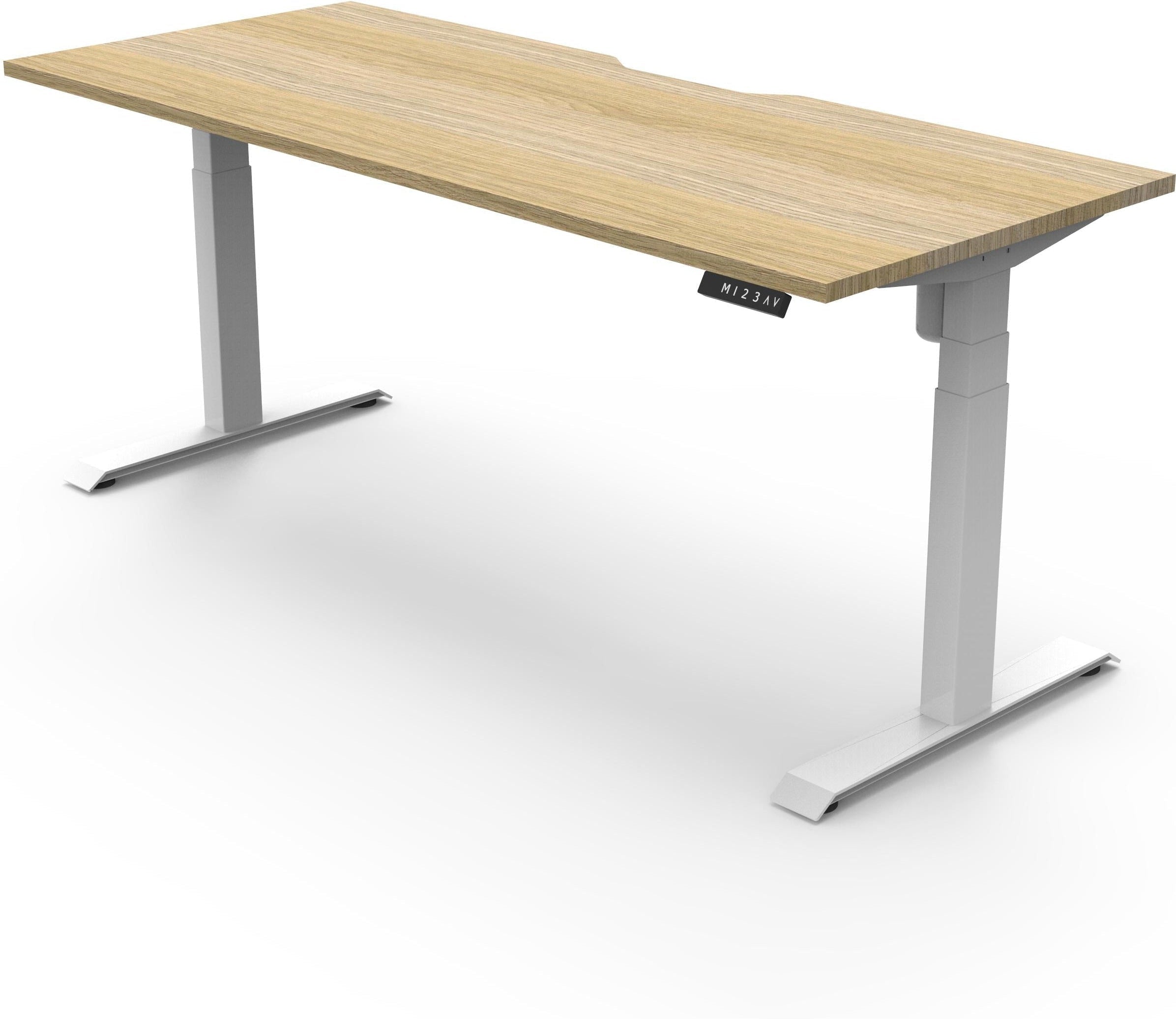 Boost Light Electric Height Adjustable Single Sided Workstation