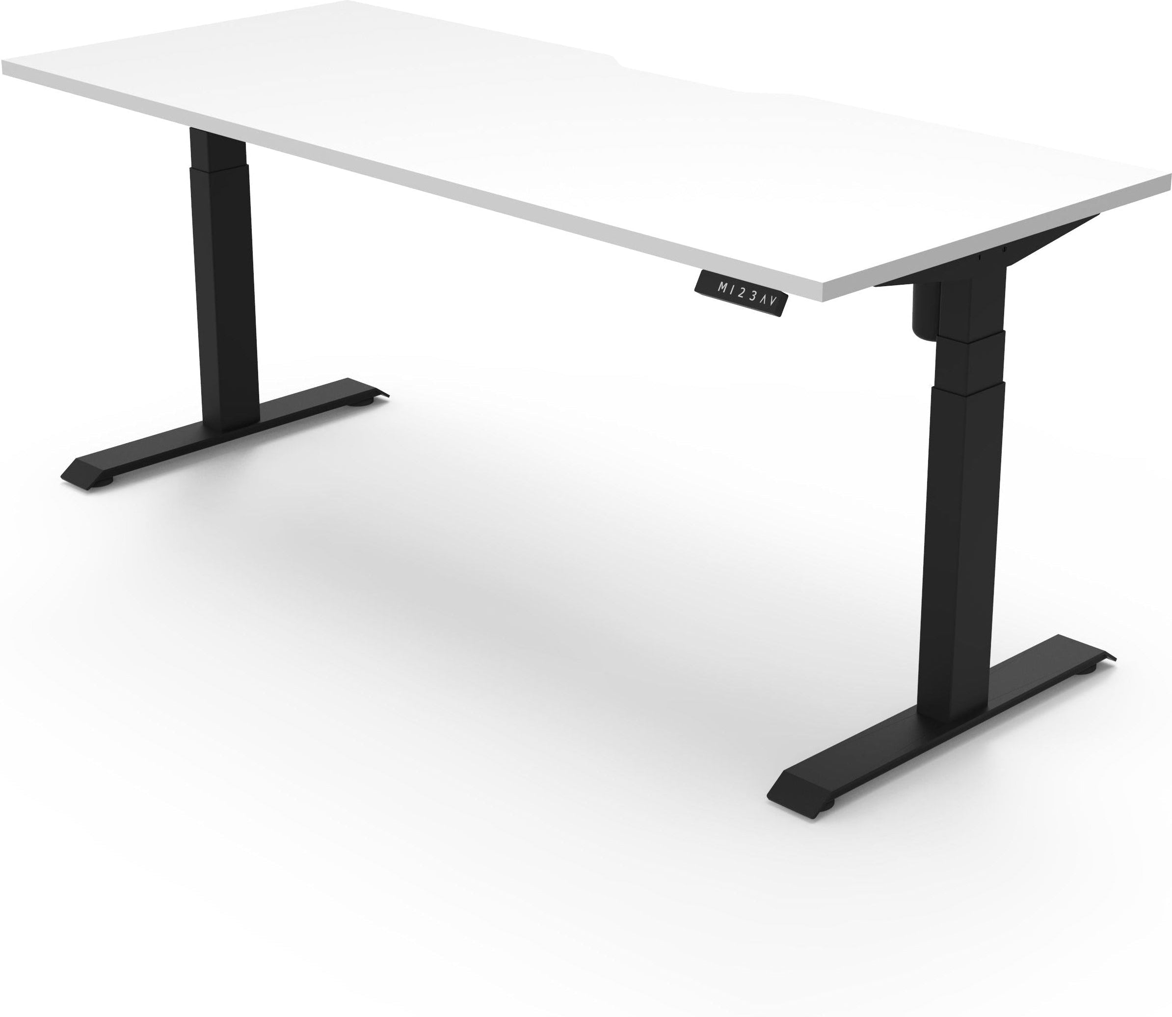 Boost Light Electric Height Adjustable Single Sided Workstation