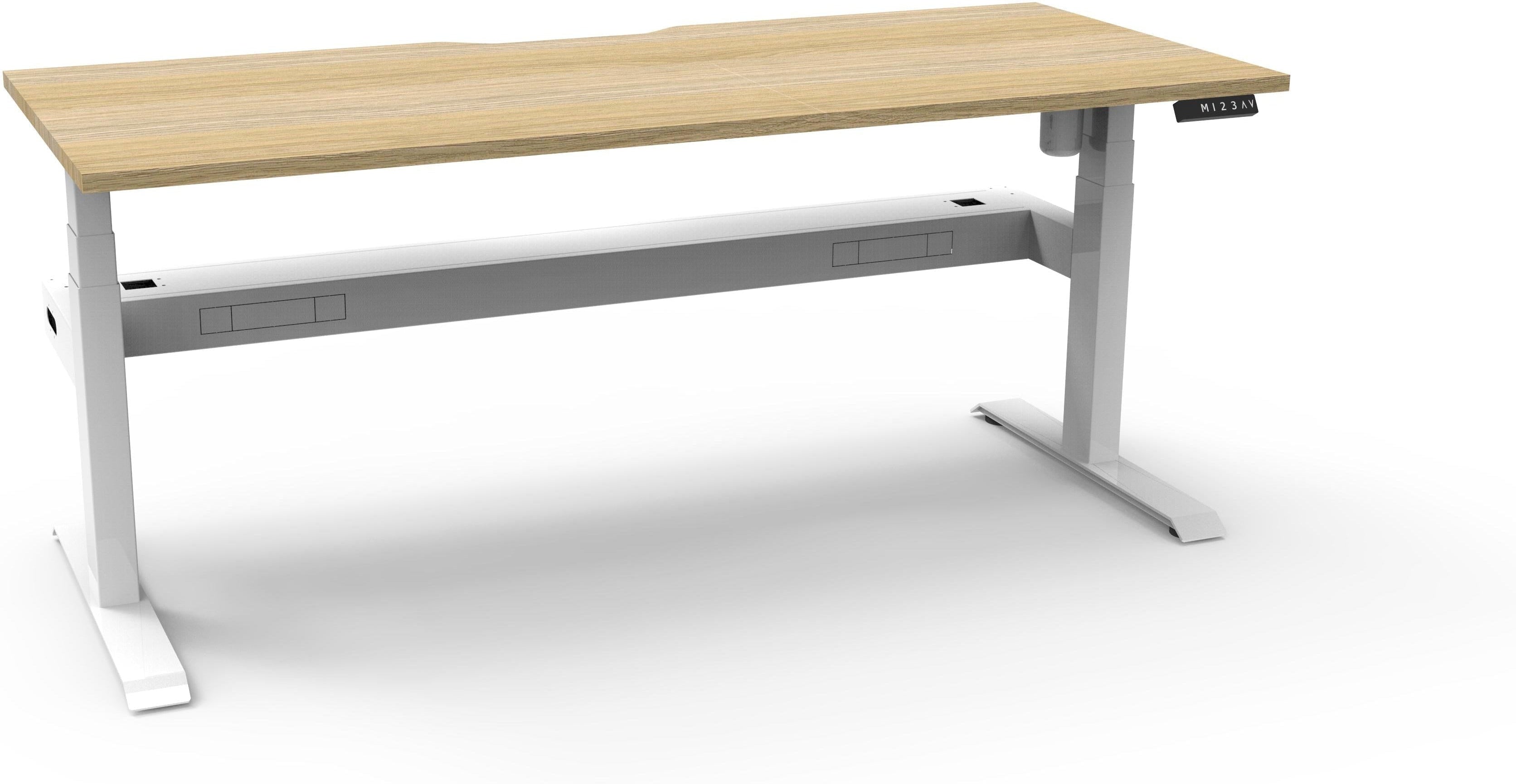 Boost Light Electric Height Adjustable Single Sided Workstation