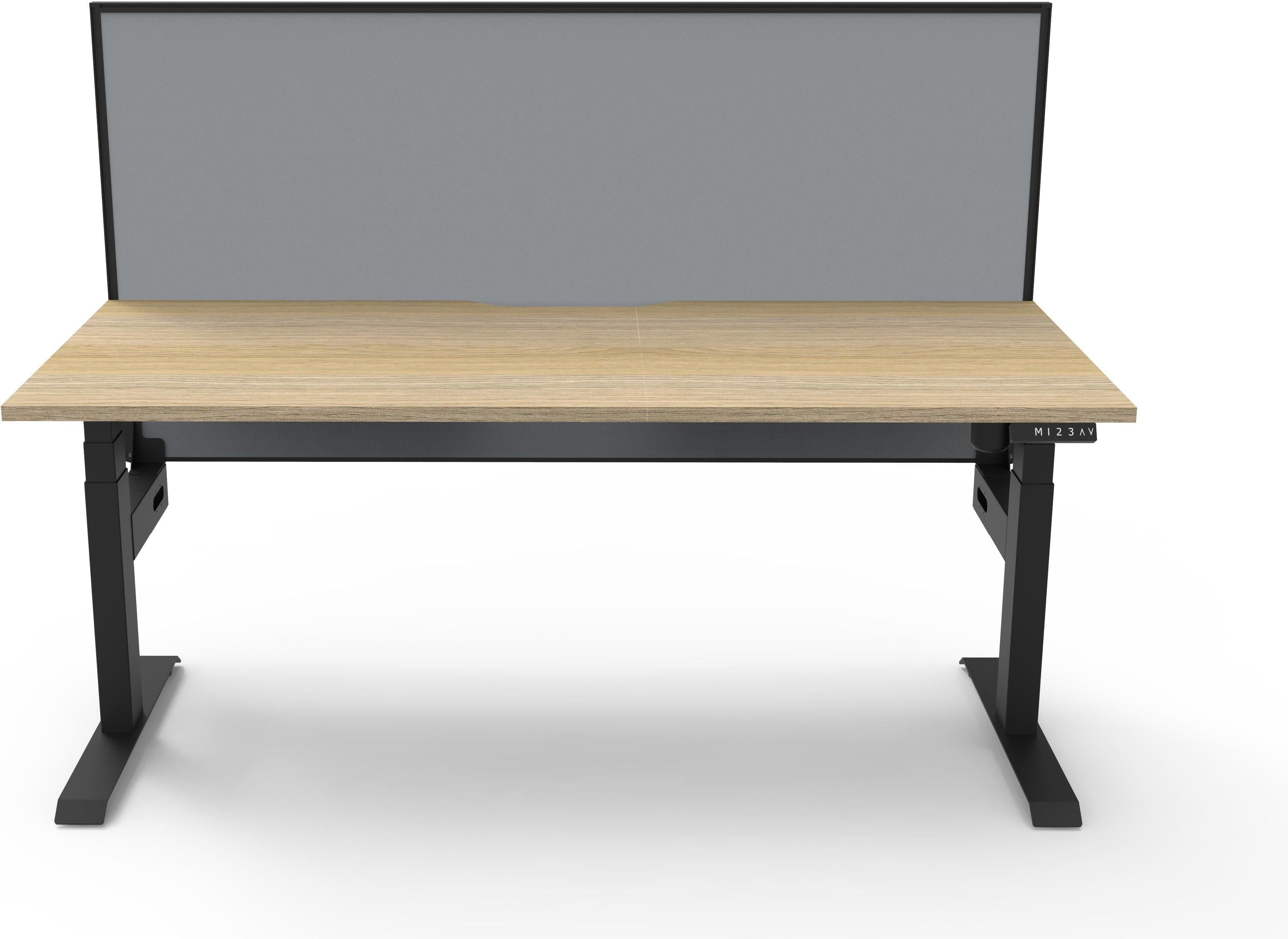 Boost Light Electric Height Adjustable Single Sided Workstation