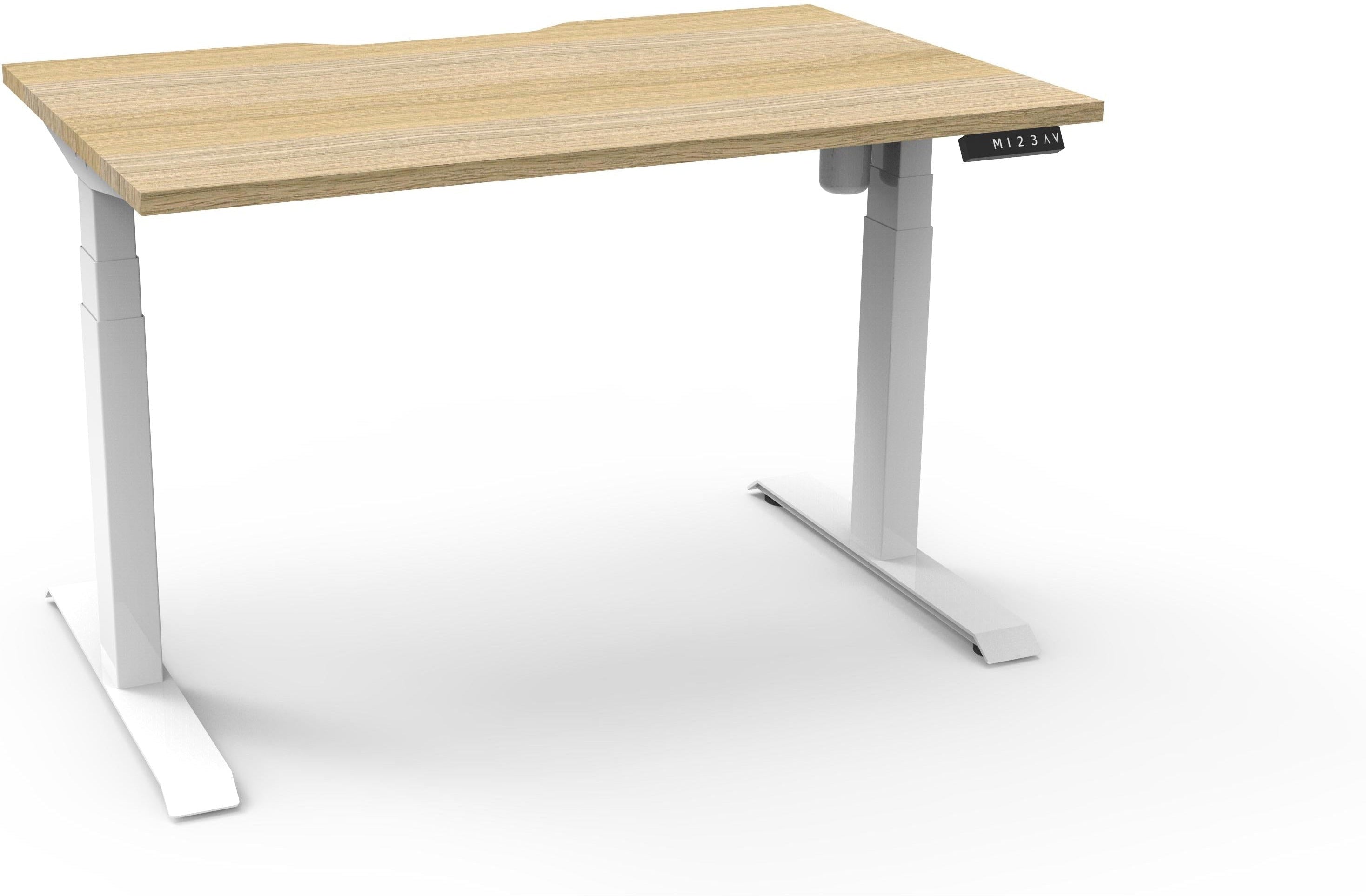 Boost Light Electric Height Adjustable Single Sided Workstation