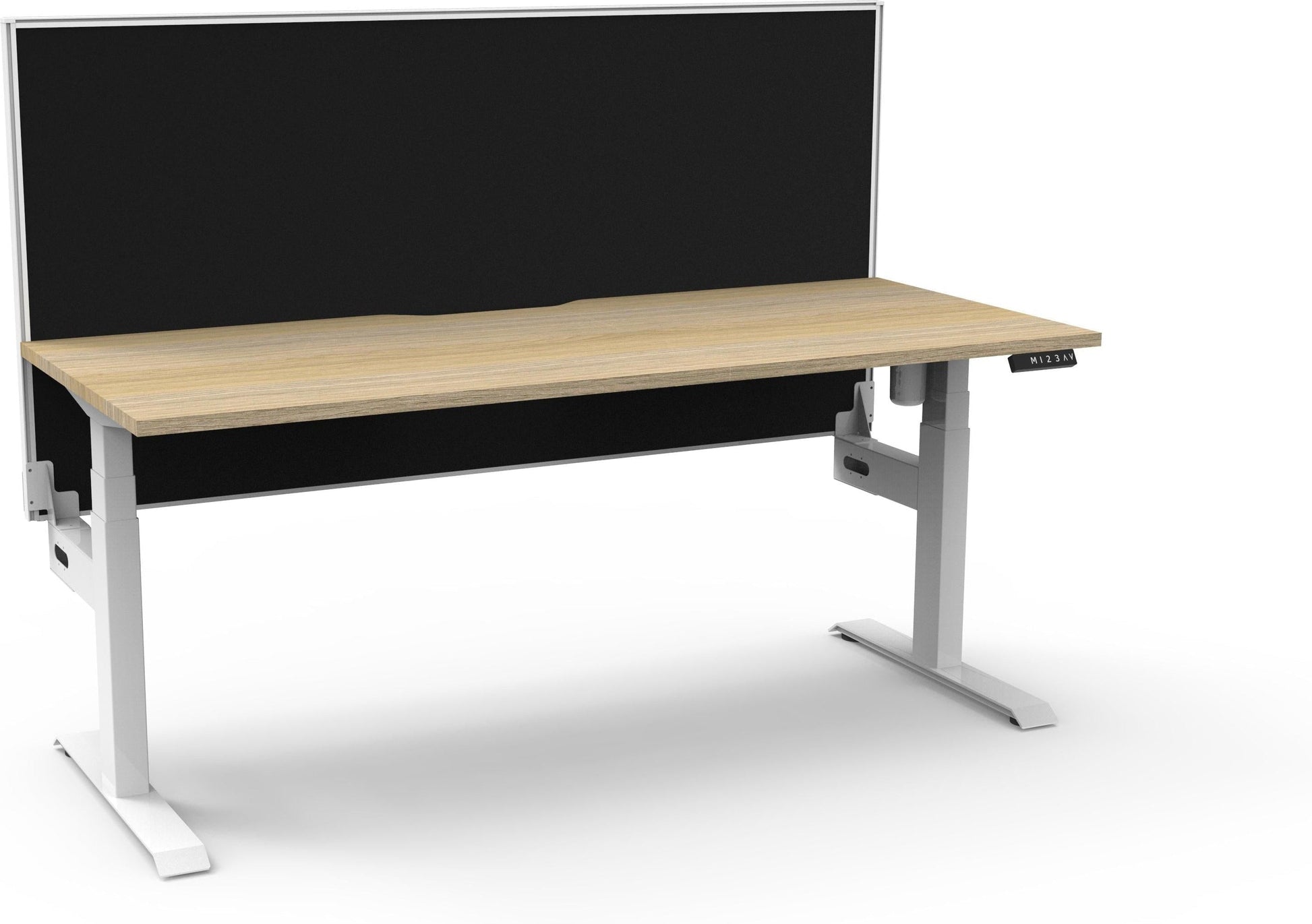 Boost Light Electric Height Adjustable Single Sided Workstation