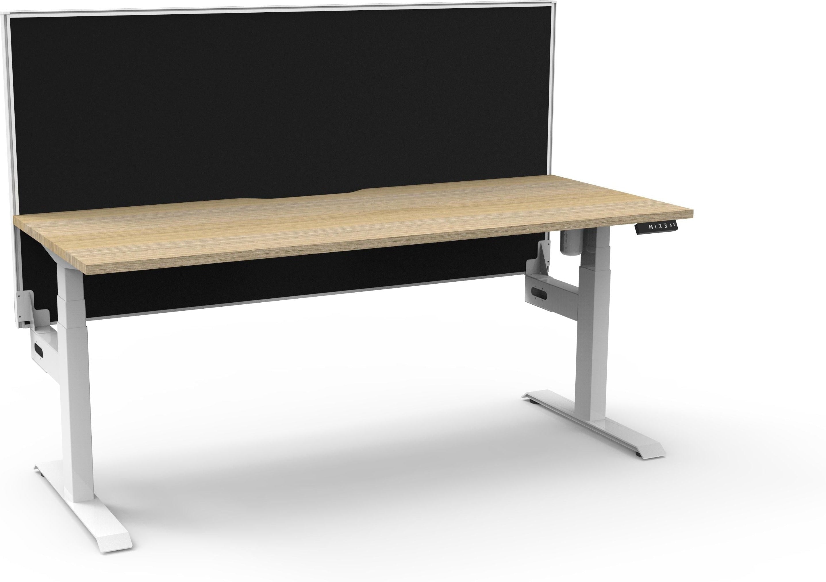 Boost Light Electric Height Adjustable Single Sided Workstation