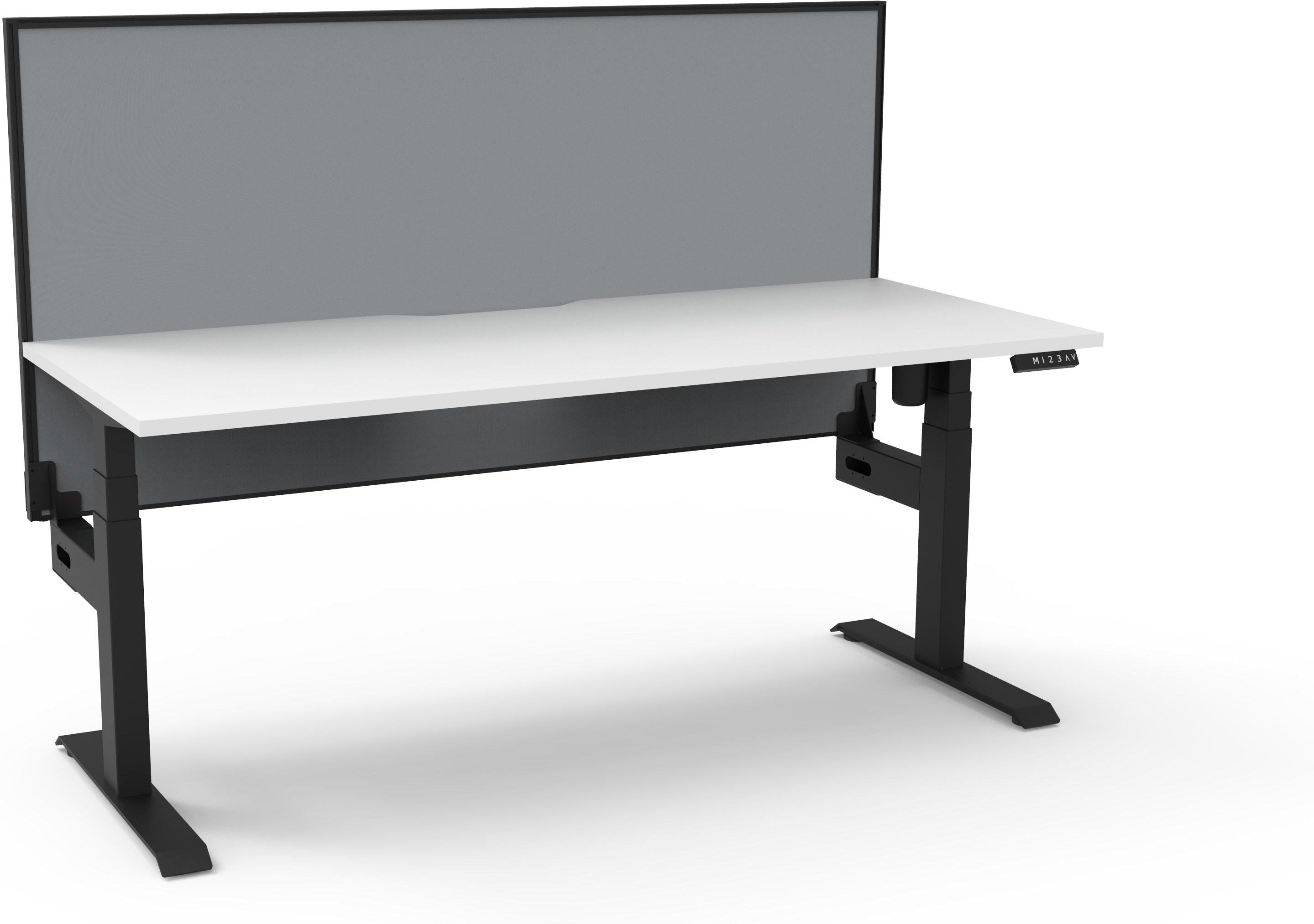Boost Light Electric Height Adjustable Single Sided Workstation