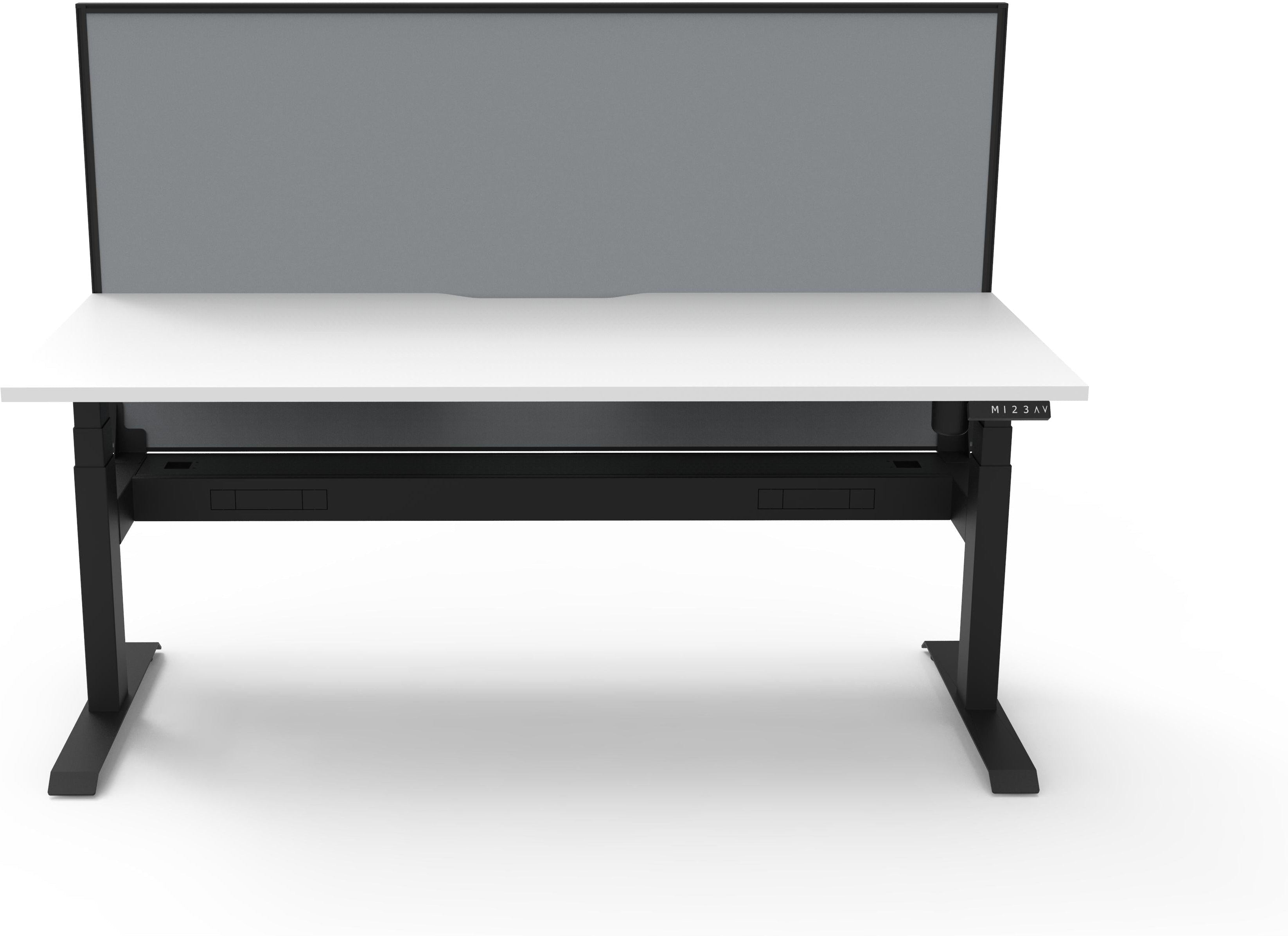 Boost Light Electric Height Adjustable Single Sided Workstation