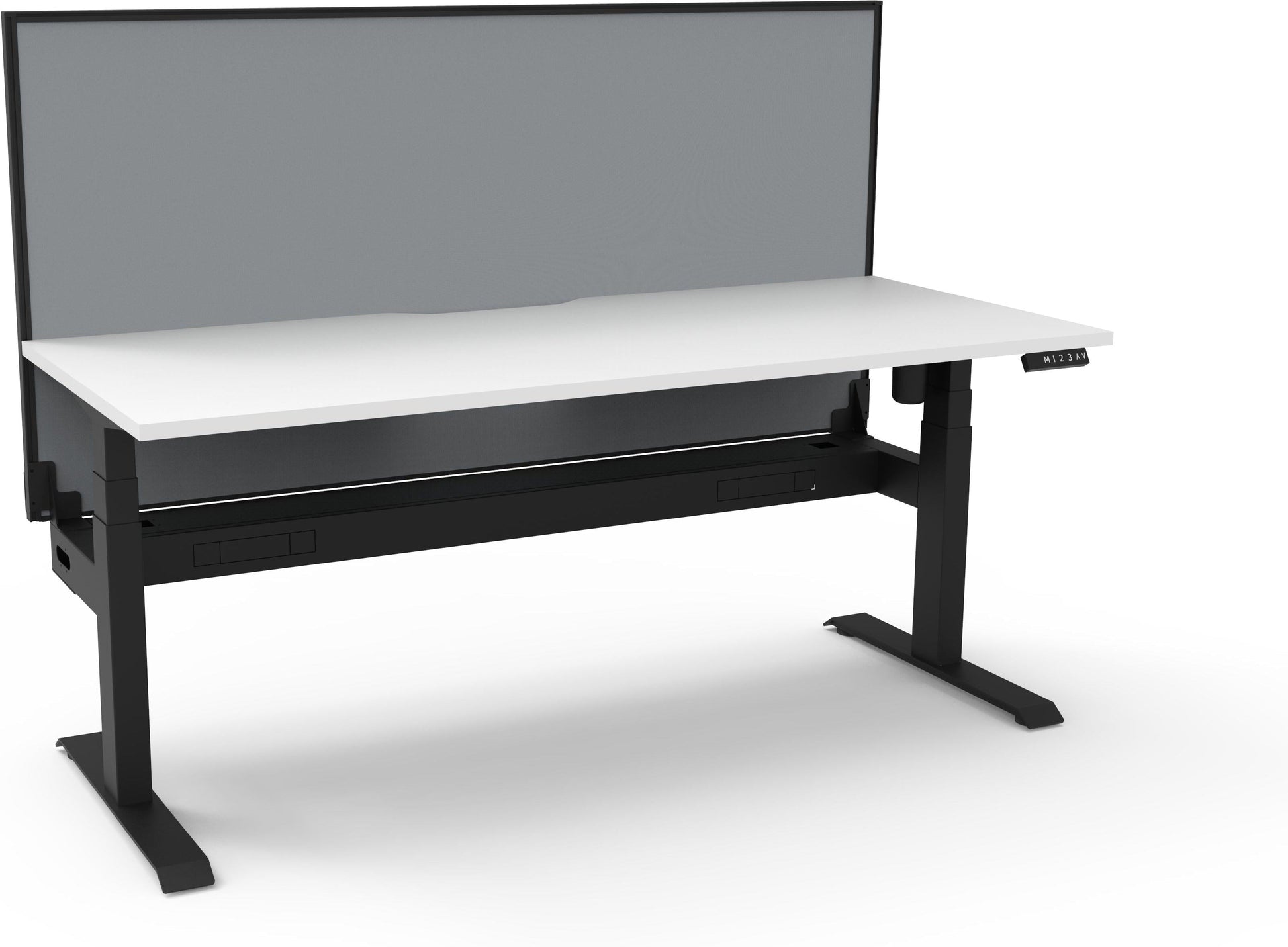 Boost Light Electric Height Adjustable Single Sided Workstation
