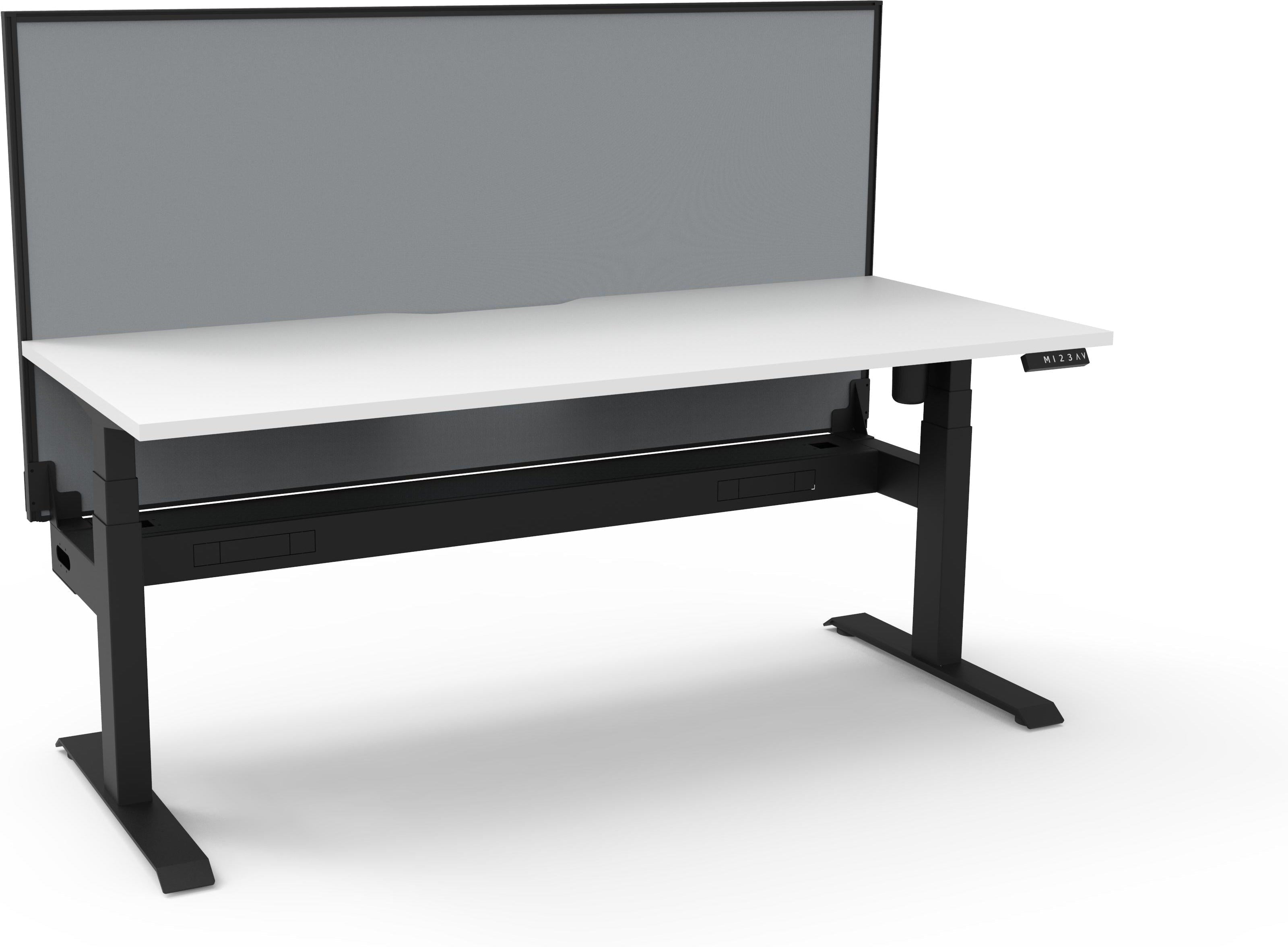 Boost Light Electric Height Adjustable Single Sided Workstation