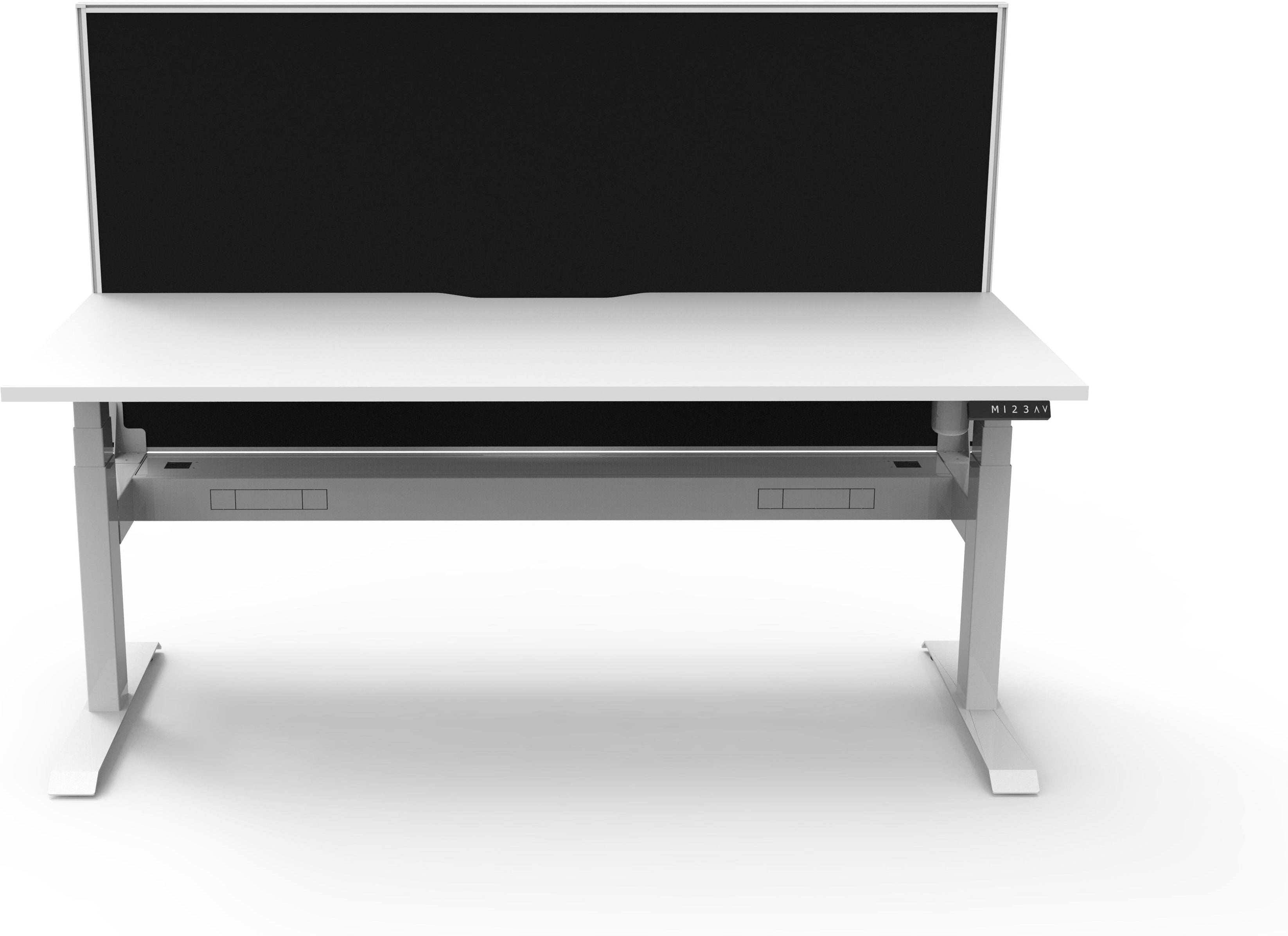 Boost Light Electric Height Adjustable Single Sided Workstation