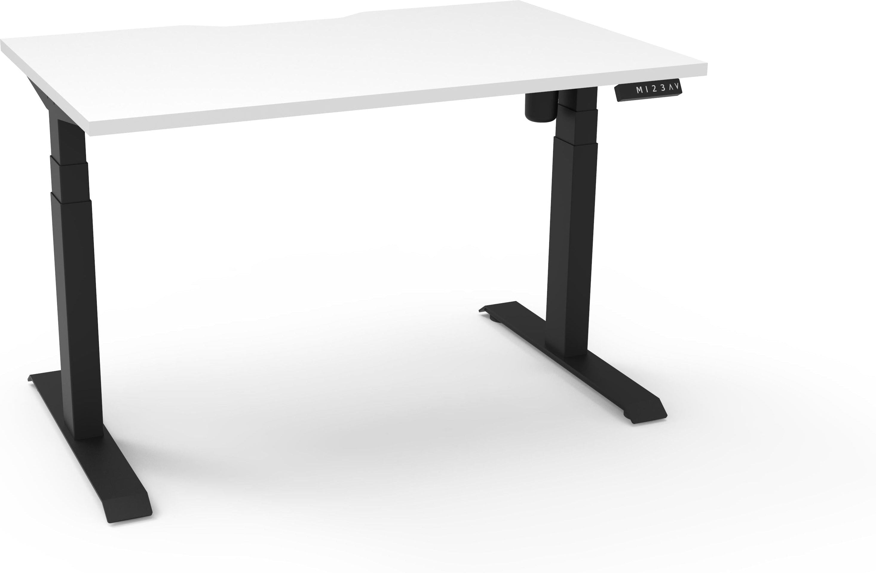 Boost Light Electric Height Adjustable Single Sided Workstation