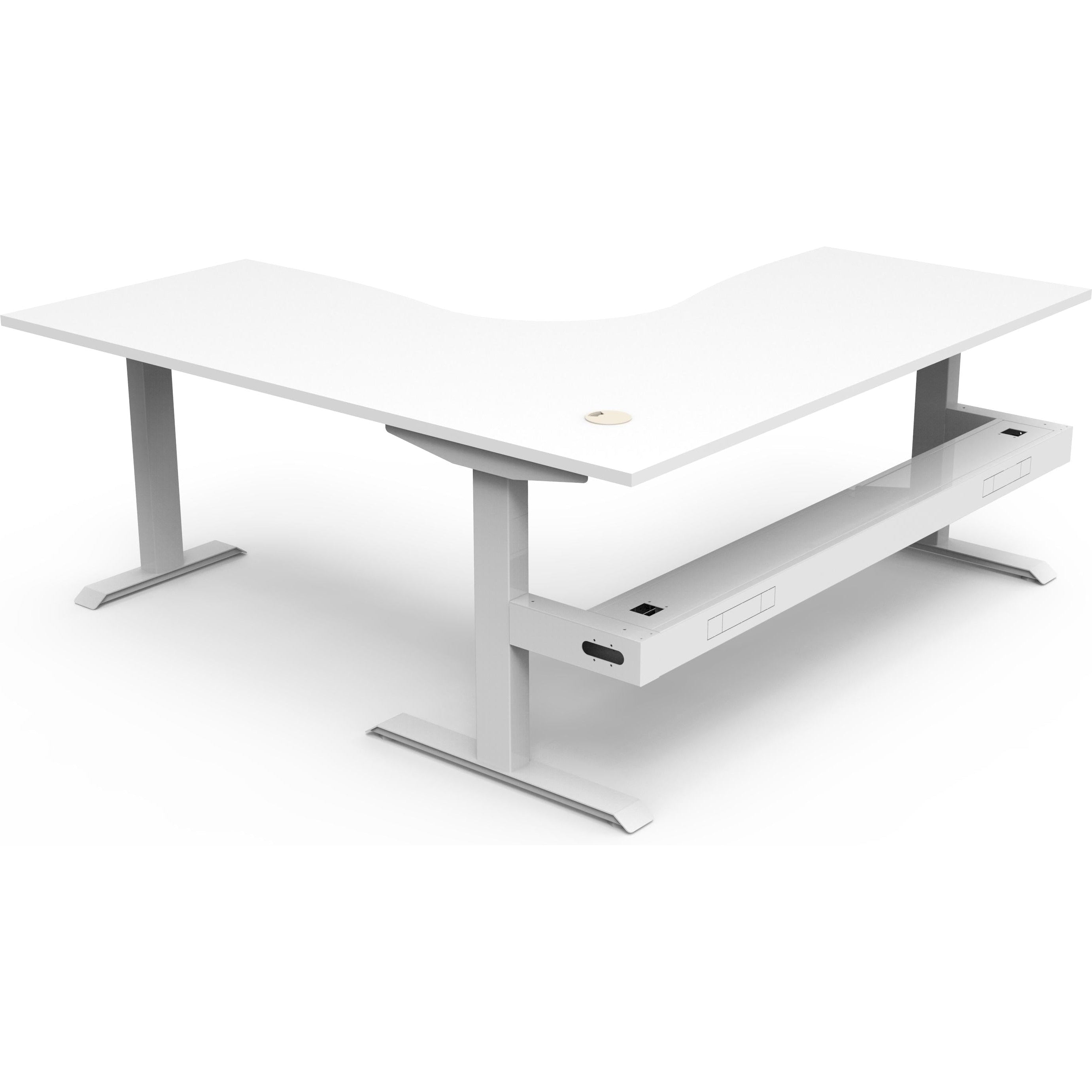 Boost Static Corner Workstation (Non-Adjustable)