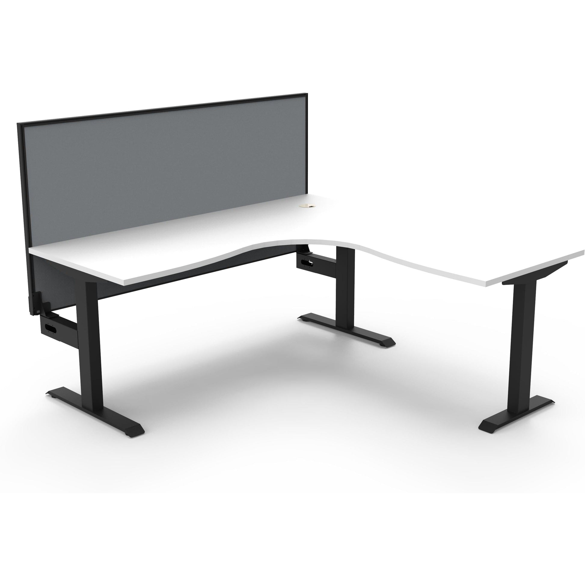 Boost Static Corner Workstation (Non-Adjustable)