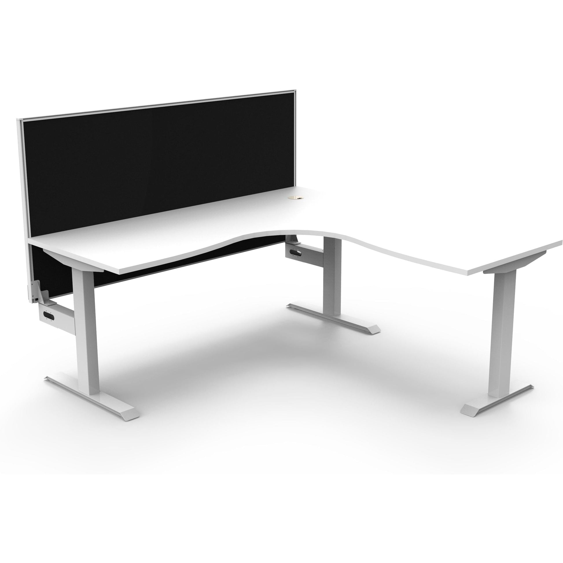 Boost Static Corner Workstation (Non-Adjustable)