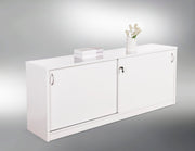 Glossy White Counter Buffet