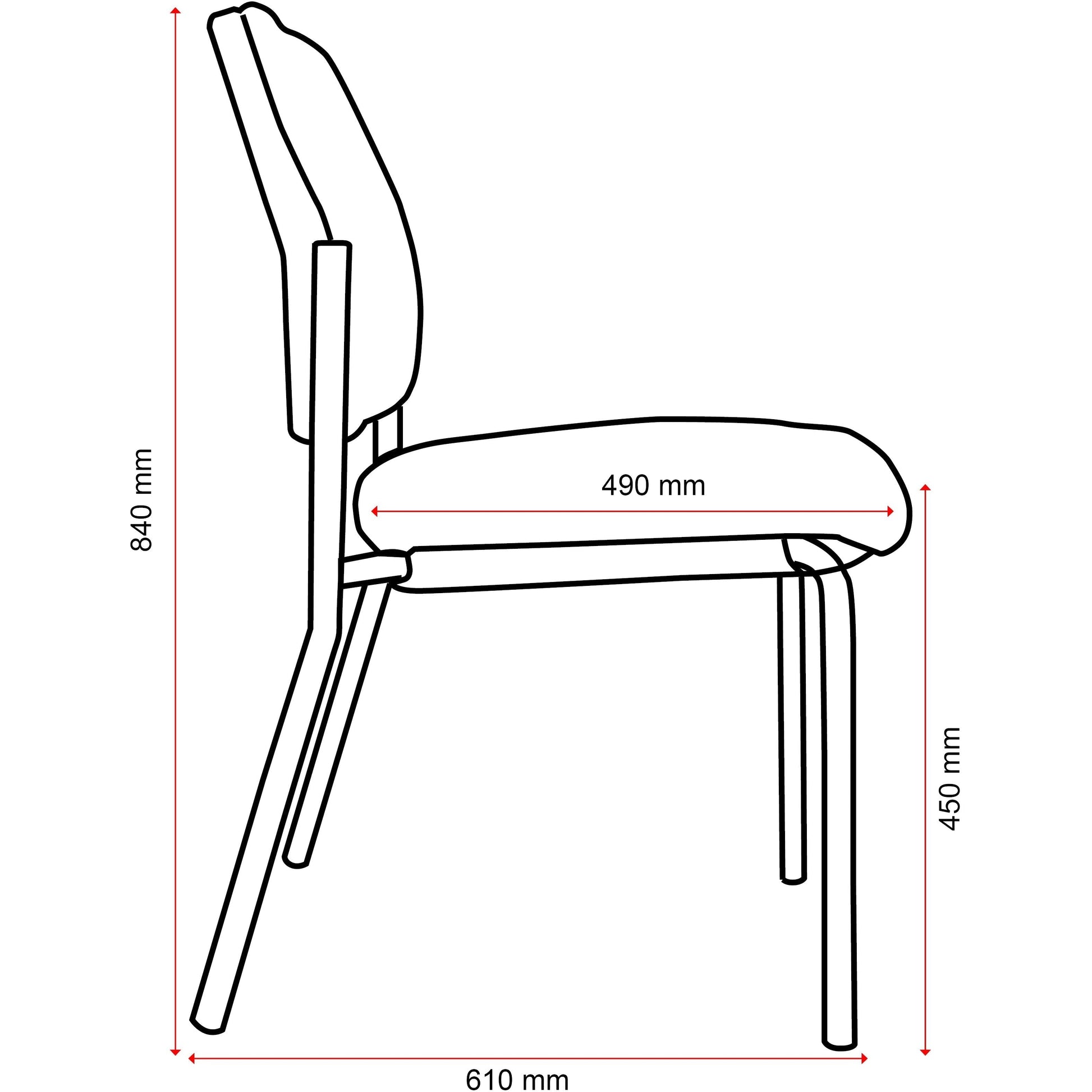 Buro Lindis - 4 Leg without Arms