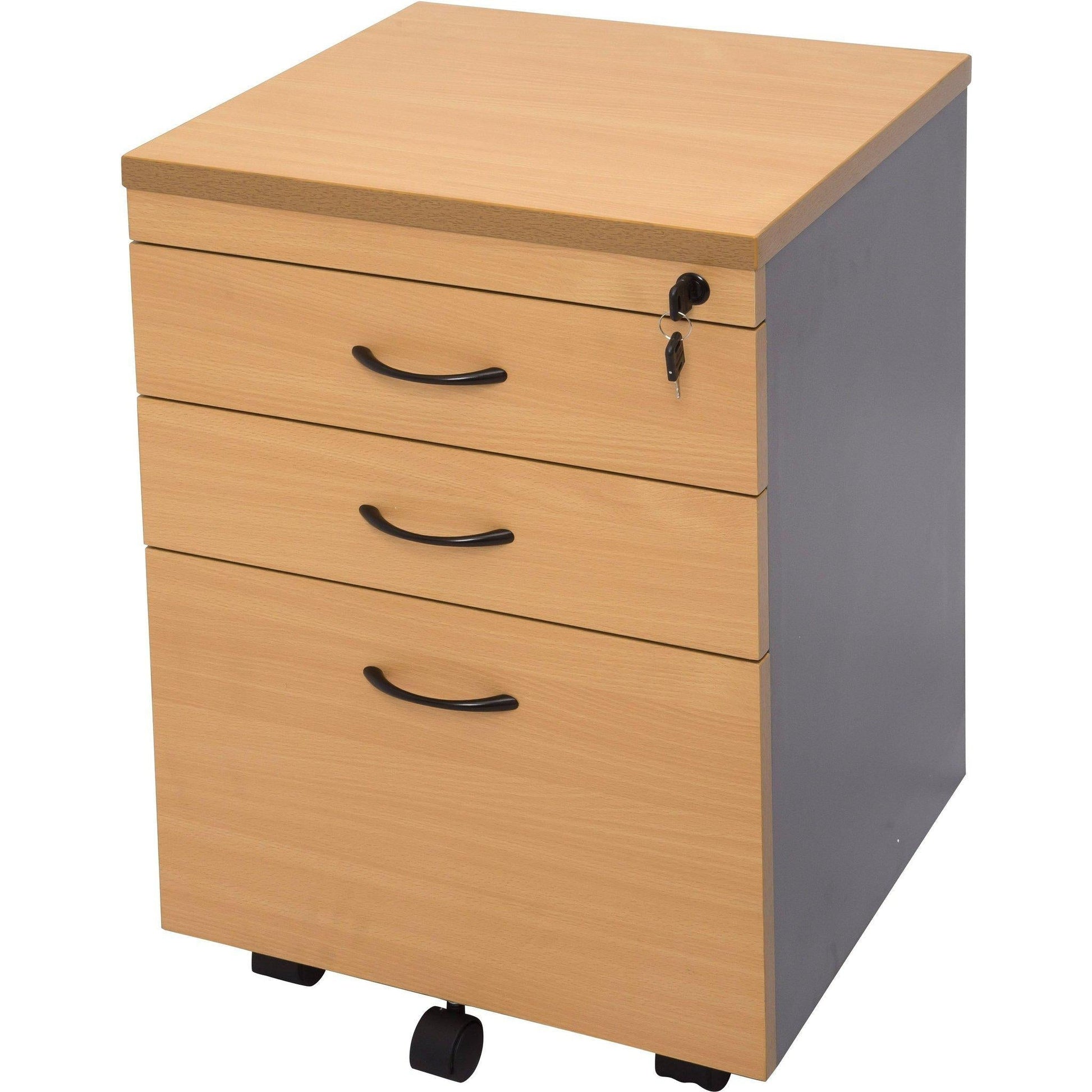 Rapid Worker Desk with Mobile Pedestal
