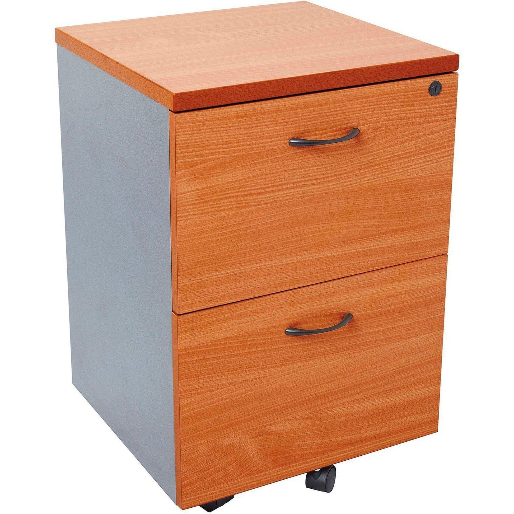 Rapid Worker Desk with Mobile Pedestal