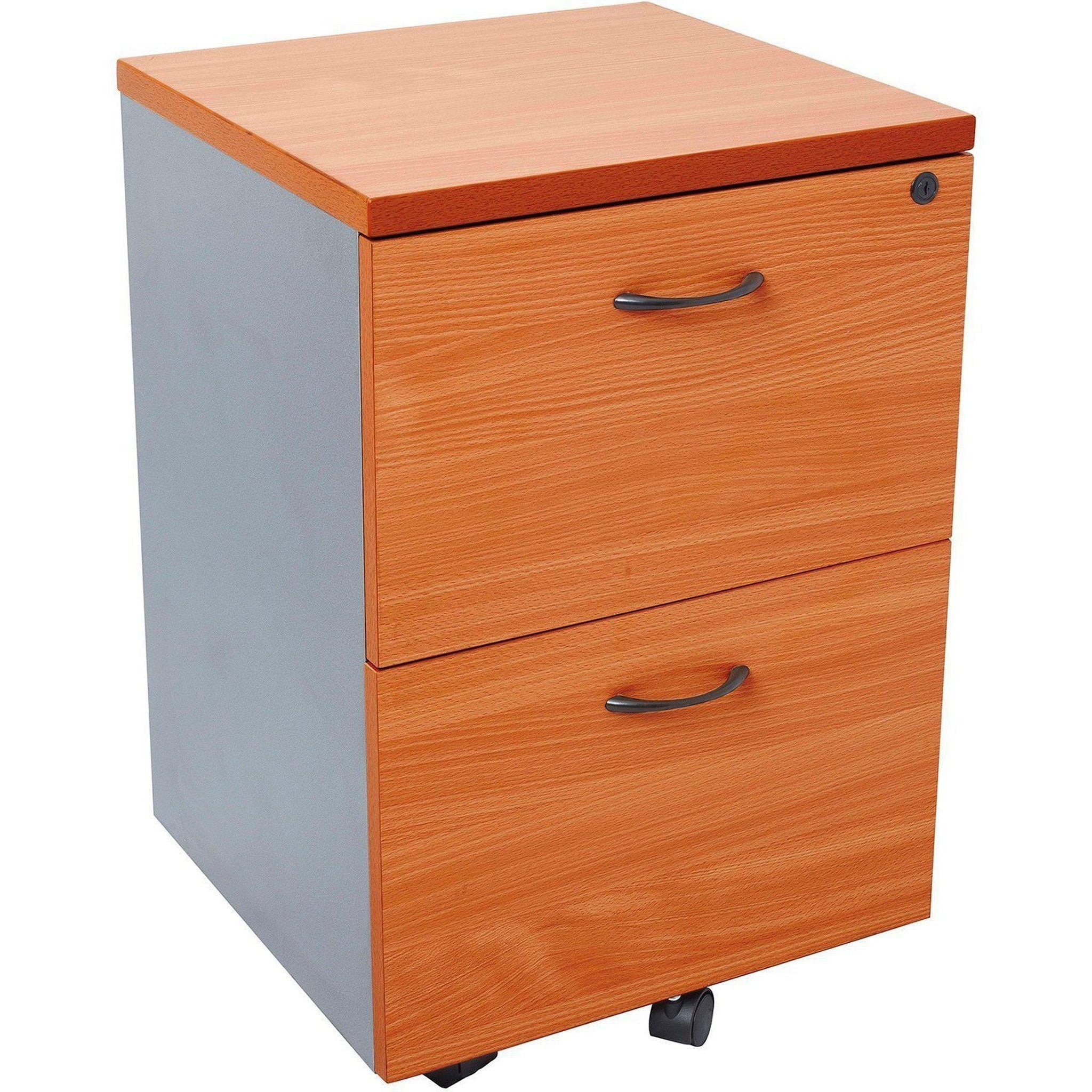 Rapid Worker Desk with Mobile Pedestal