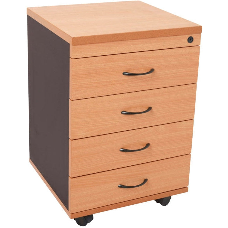 Rapid Worker Mobile Pedestal - 4 Drawer