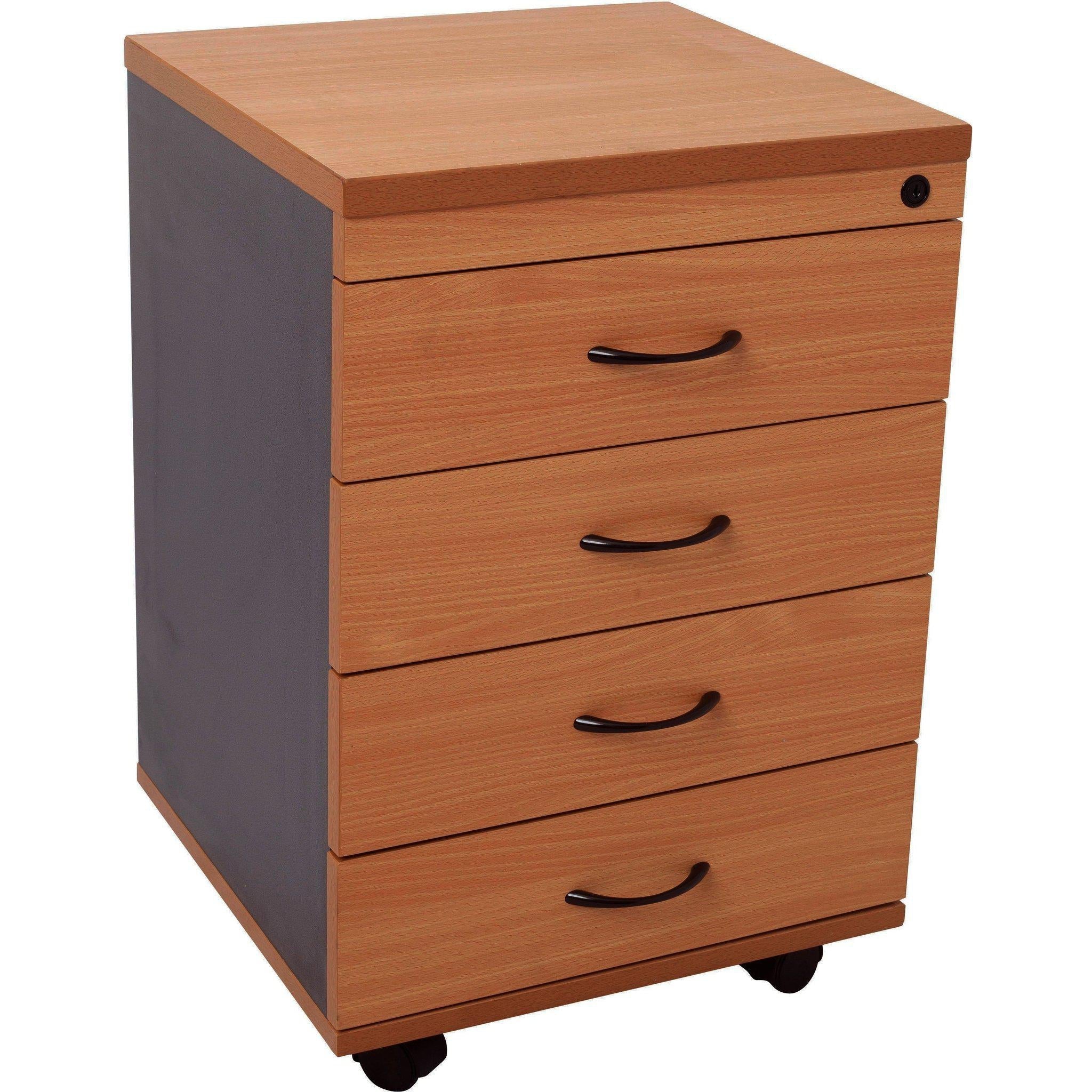 Rapid Worker Desk with Mobile Pedestal