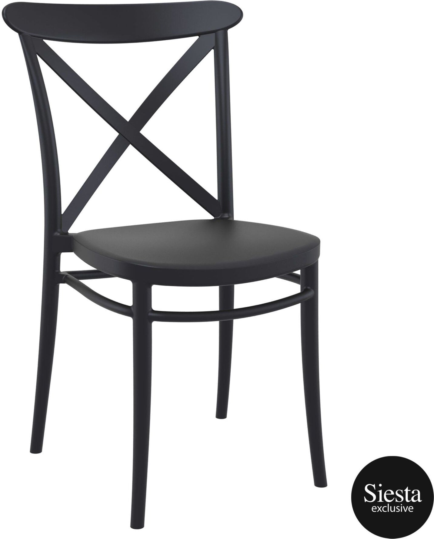 9 Piece Balcony Setting with Cross Chairs