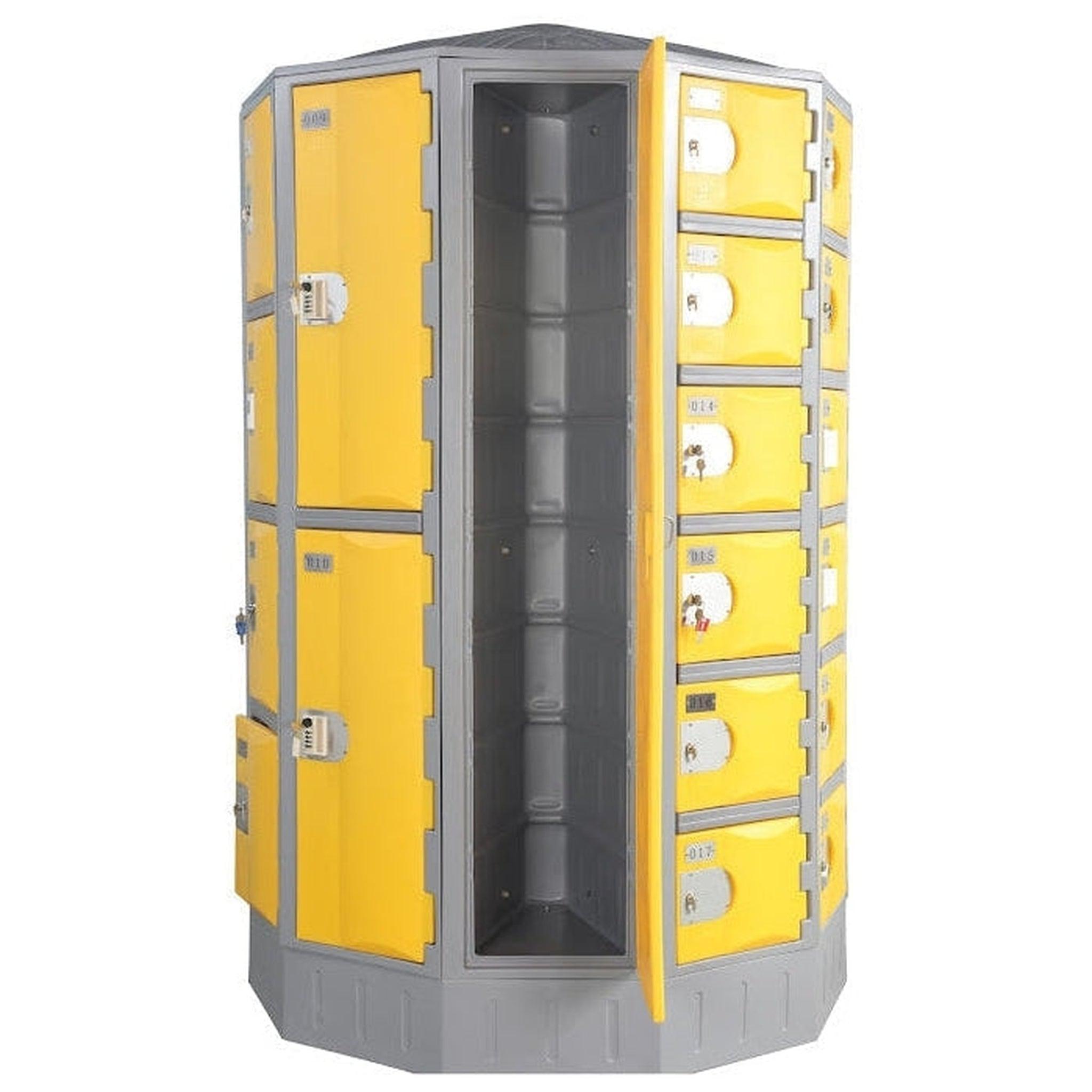 Steelco Carousel Circular Plastic Lockers
