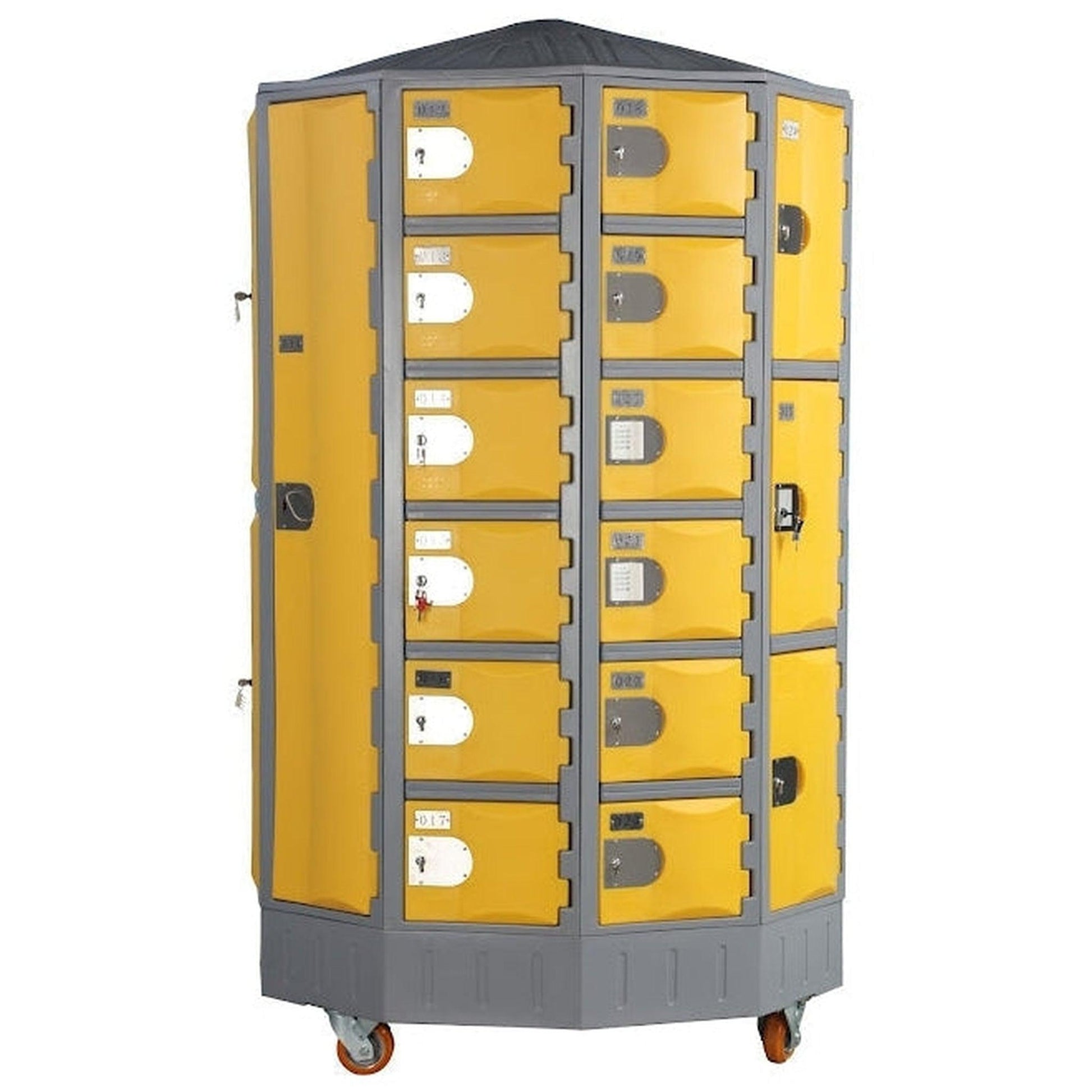 Steelco Carousel Circular Plastic Lockers