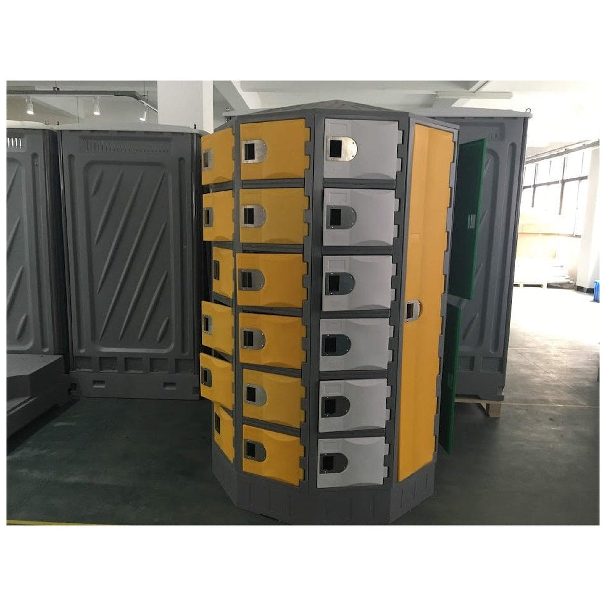 Steelco Carousel Circular Plastic Lockers