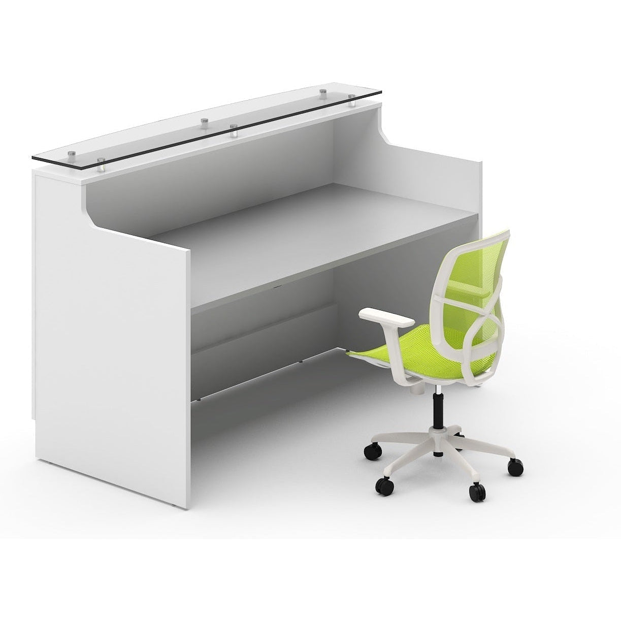 Classic Reception Counter - White