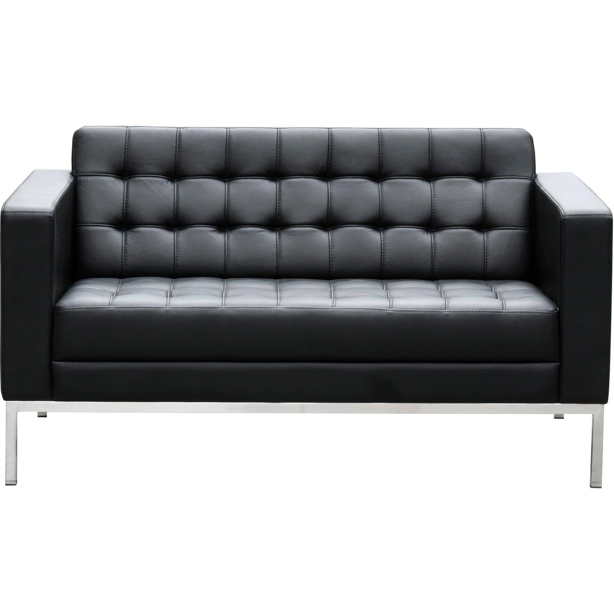 Como 2 Seater Leather Lounge